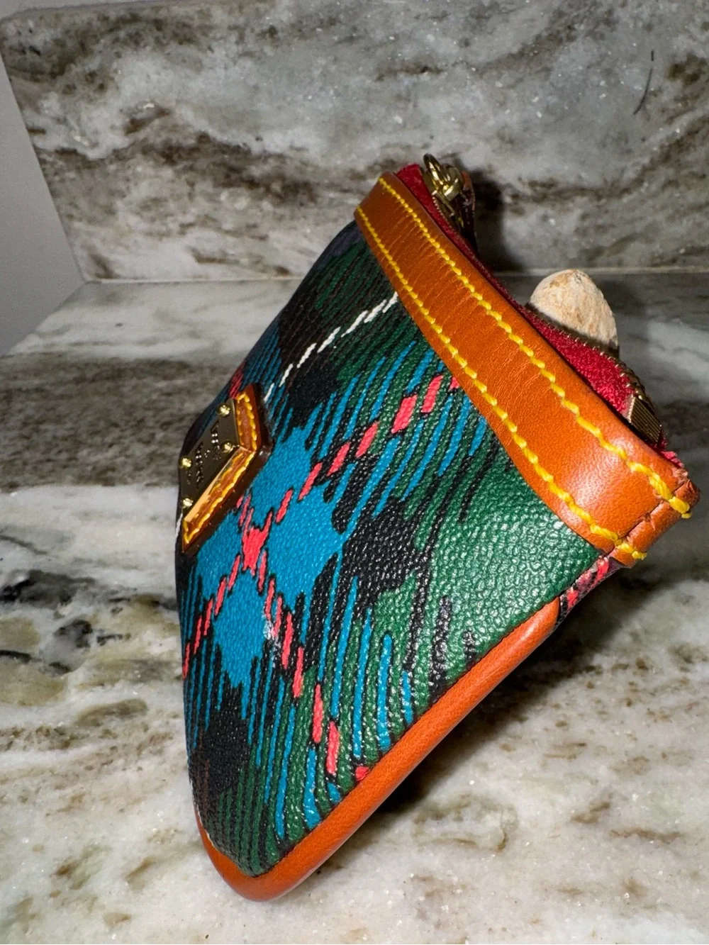 Dooney & Bourke Tartan Plaid Zip Pouch